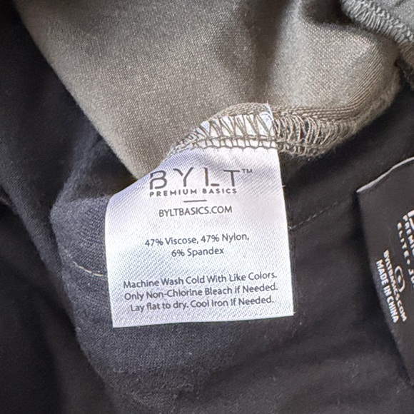 BYLT Basics Forest Green Joggers - Picture 7 of 7